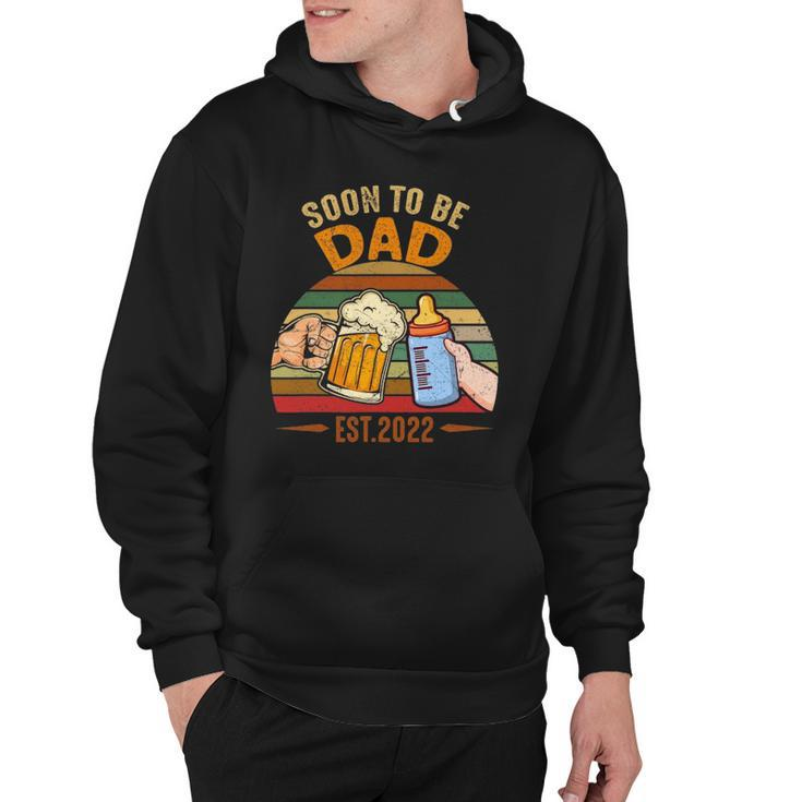 Vintage Soon To Be Dad 2022 Fathers Day Hoodie