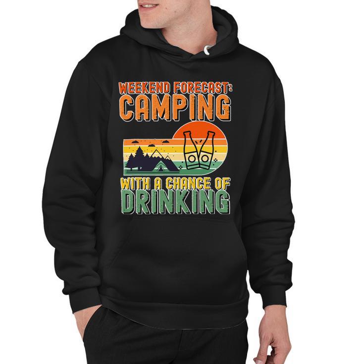 Weekend Forecast Camping With A Chance 19 Shirt Hoodie