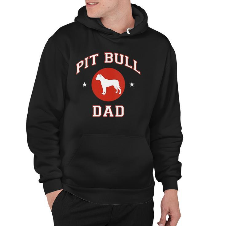 Womens Pit Bull Dad V-Neck Hoodie