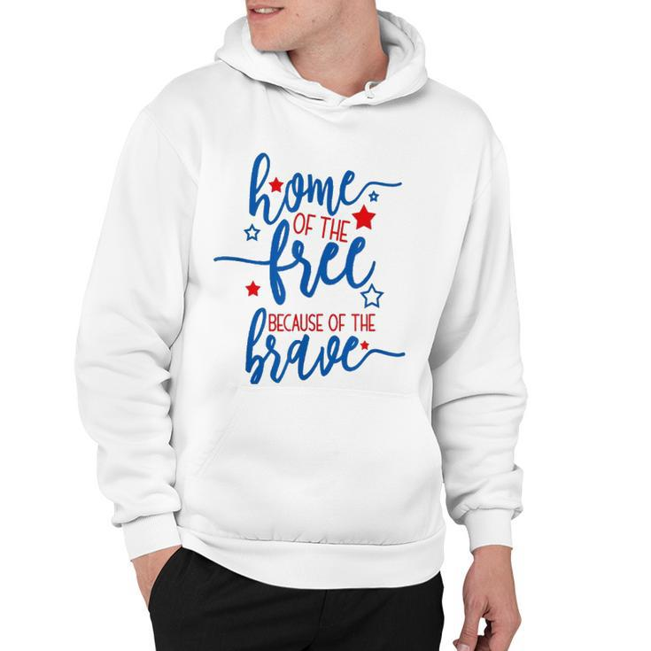 America Home Of The Free Because Of The Brave Usa Hoodie