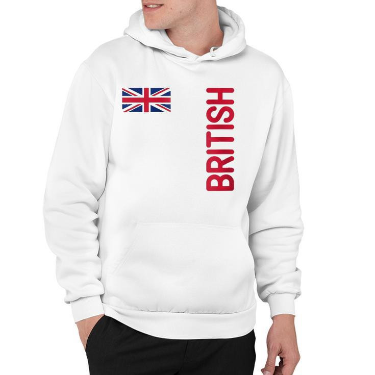 British Flag And The United Kingdom Roots Zip Hoodie