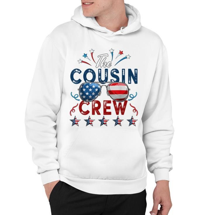 Cousin Crew 4Th Of July Patriotic American Family Matching  V3 Hoodie