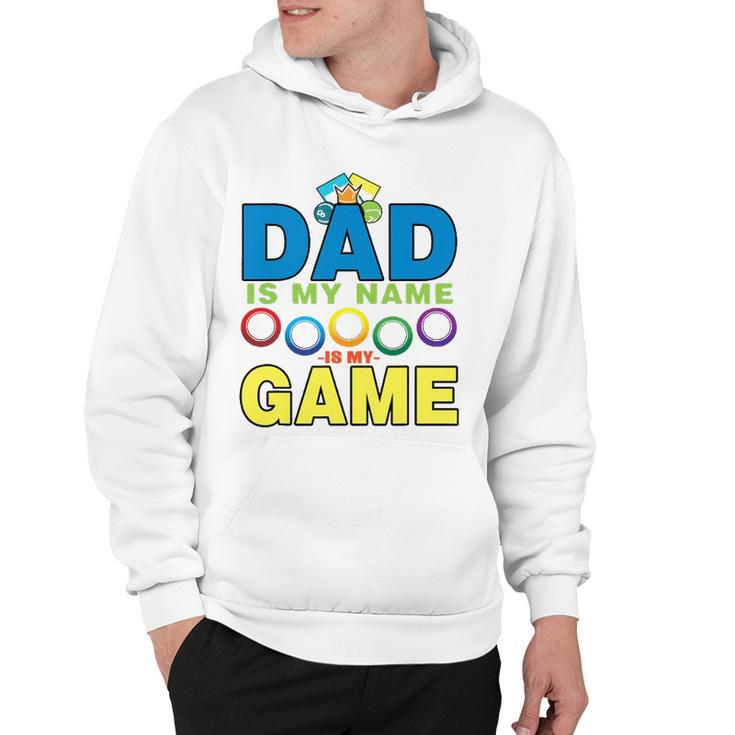 Dad Lucky Bingo Player Dadfathers Day Funny Hoodie