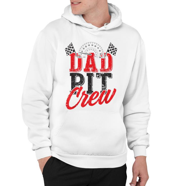 Dad Pit Crew Birthday Party Car   Hoodie