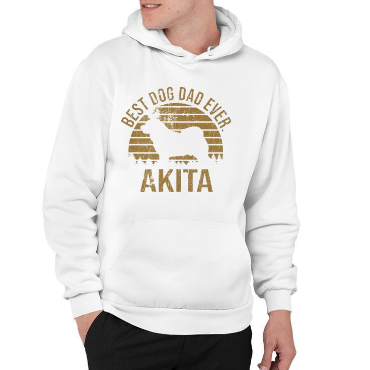 Dogs 365 Best Dog Dad Ever Akita Dog Owner Gift For Men  Hoodie