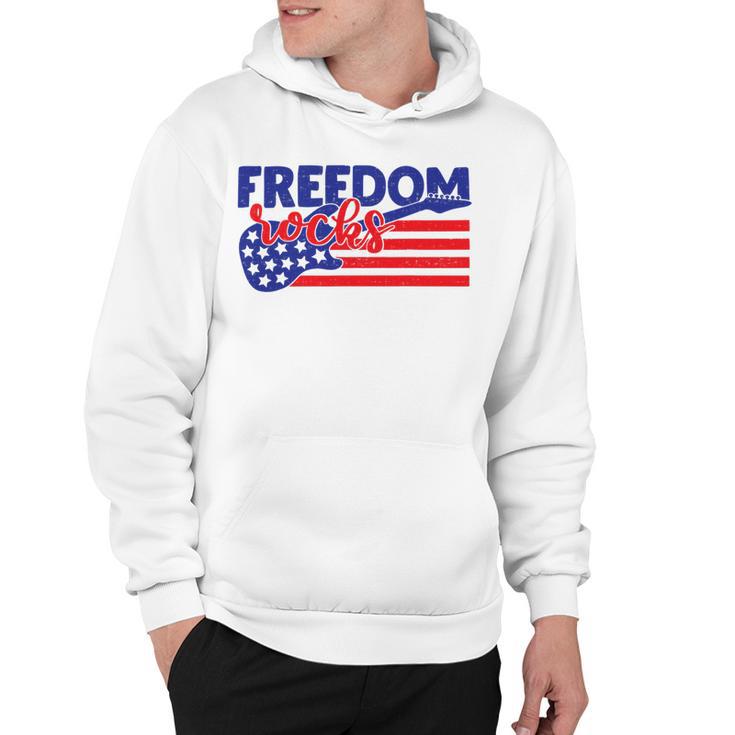 Freedom Rocks Musician Guitarist 721 Shirt Hoodie