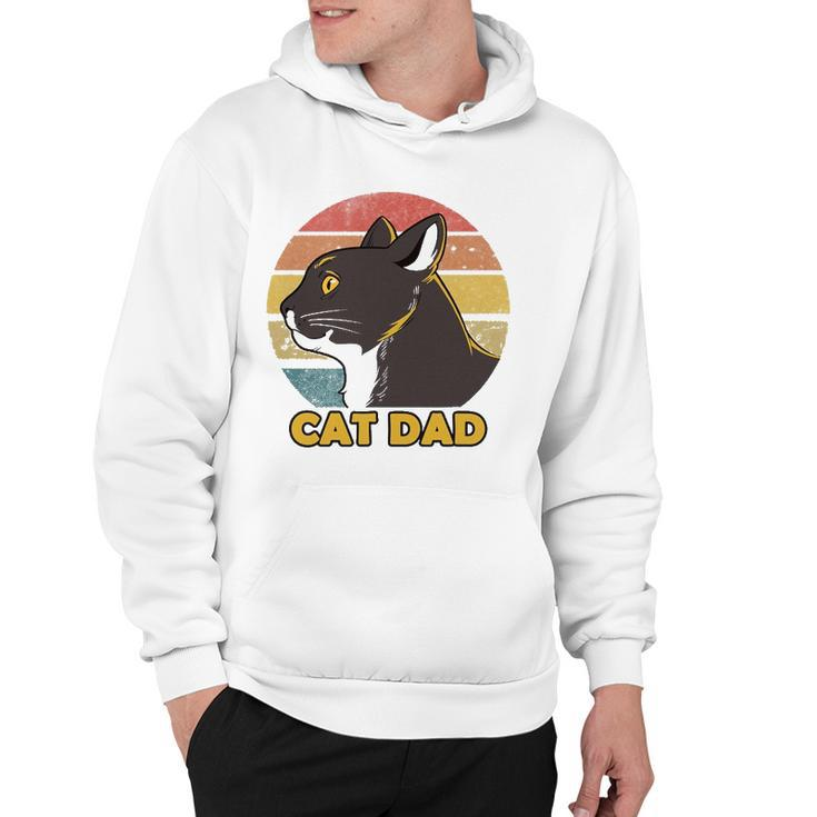 Funny Cat Dad Fathers Day Hoodie