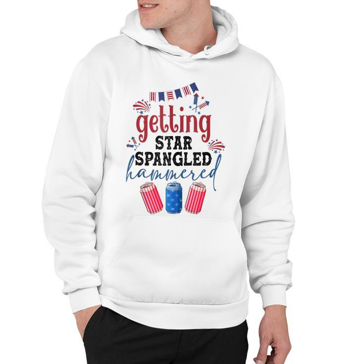 Getting Star Spangle Hammered America Western 4Th Of July  Hoodie