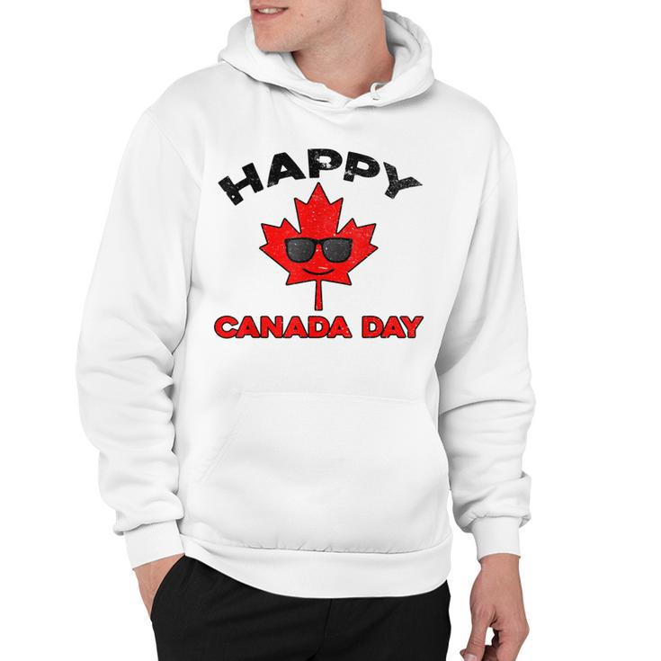 Happy Canada Day Funny Maple Leaf Canada Day Kids Toddler  Hoodie