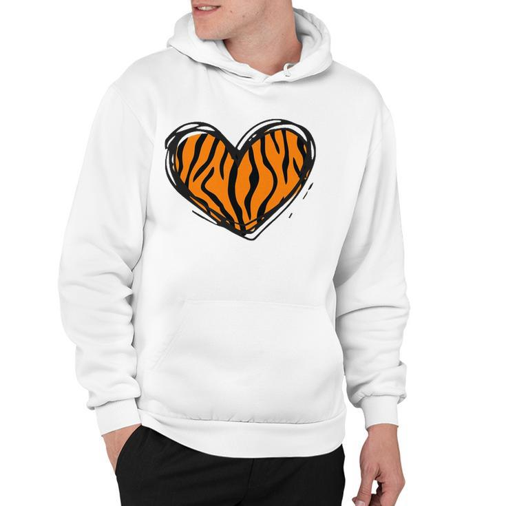 Heart Tiger Pattern Clothing - Tiger Print Hoodie