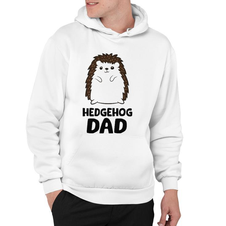 Hedgehog Dad Fathers Day Cute Hedgehog Hoodie