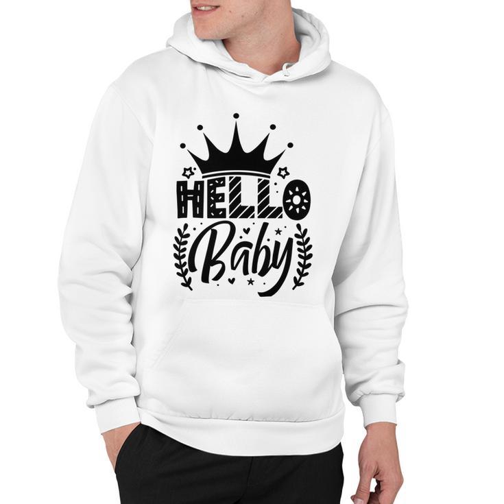 Hello Baby Graphic Design For New Coming Babys Hoodie