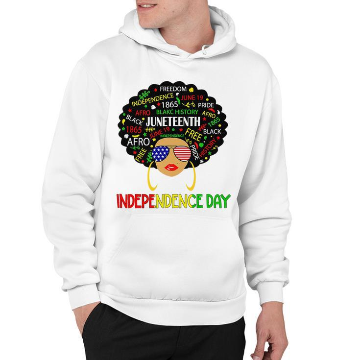 Is My Independence Day Black Women 4Th Of July Juneteenth T-Shirt Hoodie