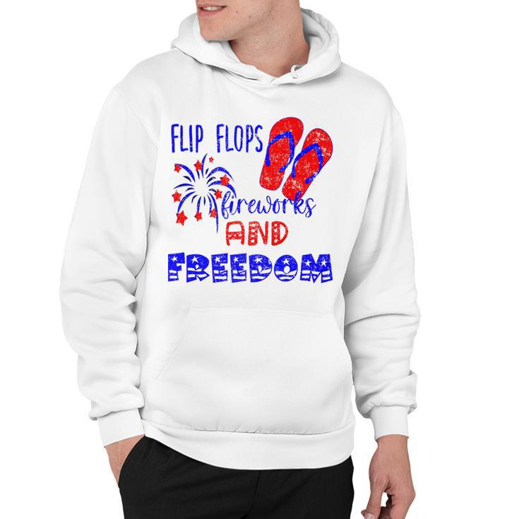July 4Th Flip Flops Fireworks & Freedom 4Th Of July Party   Hoodie