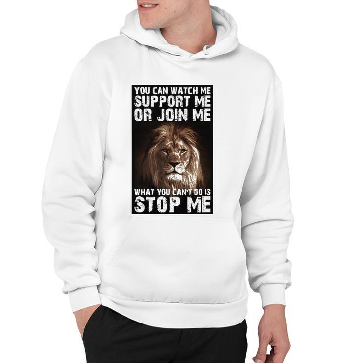 Lion  Dont Stop Me Hoodie
