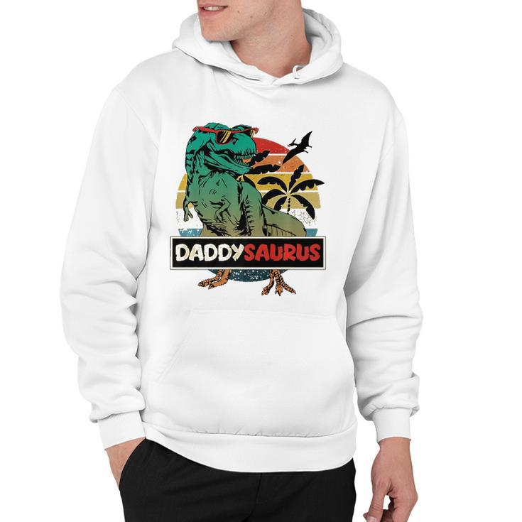 Matching Family Daddysaurusrex Fathers Day Dad Hoodie