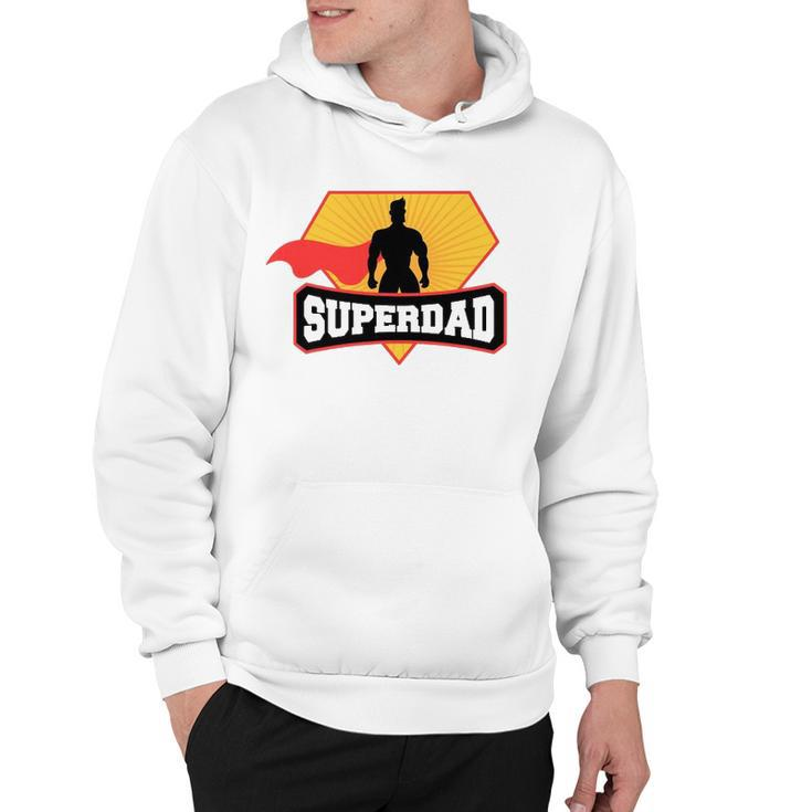 Mens Superdad - Superhero Themed For Fathers Day Hoodie