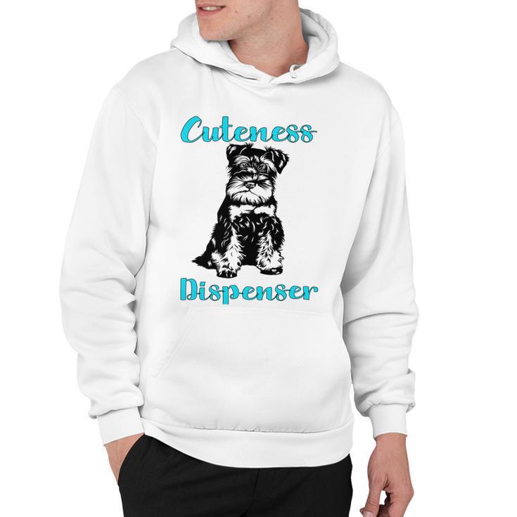 Miniature Schnauzer At Home Cuteness Dispenser Multi Tasking Dog Hoodie