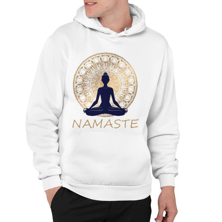 Namaste Yoga Dress Meditation Clothes Lotus Position Hoodie