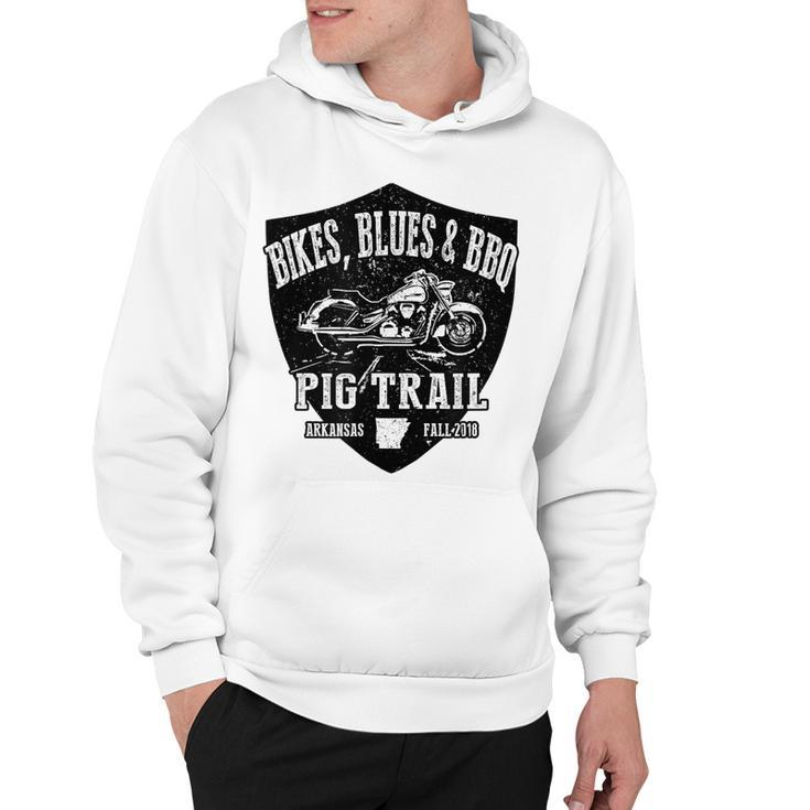 Official Pig Trail Bikes Blues Bbq Motorcycle Hoodie