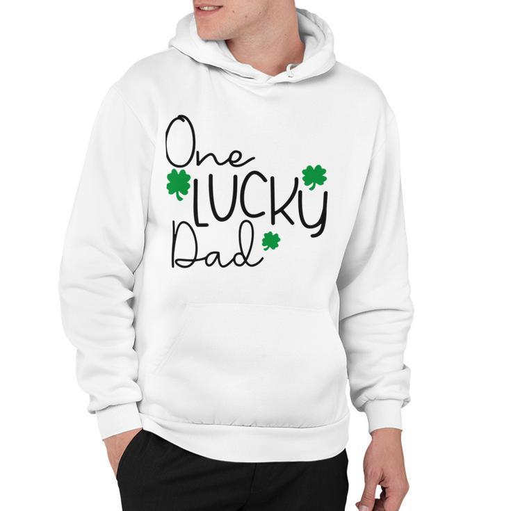 One Lucky Dad Funny St Patrick Day Hoodie