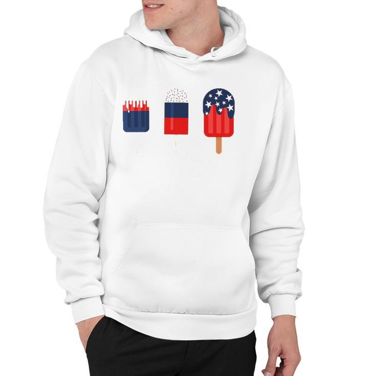 Patriotic S For Women 4Th Of July S Women Popsicle Hoodie