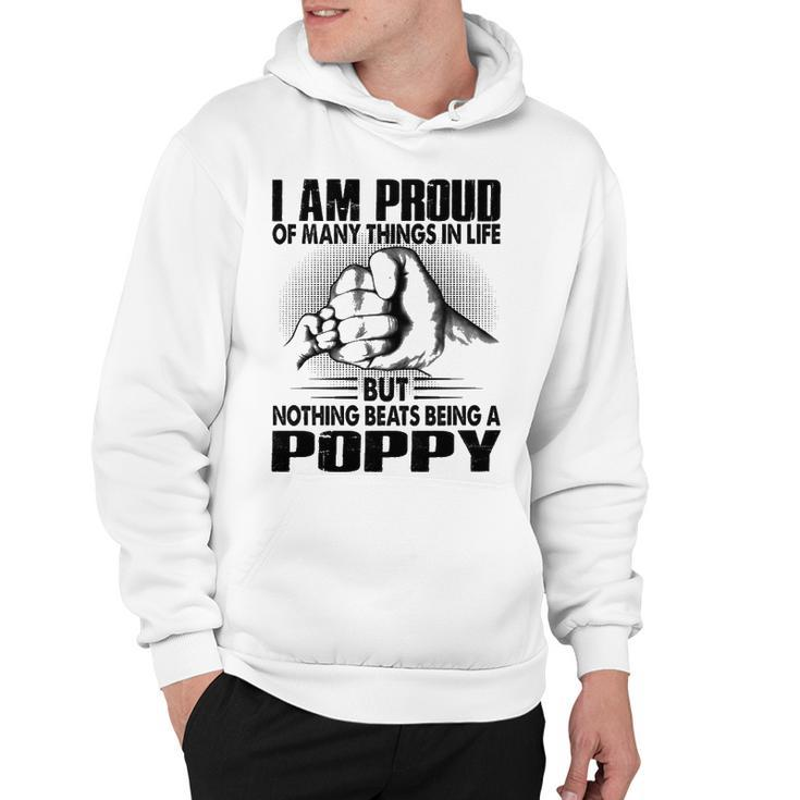Poppy Grandpa Gift   Nothing Beats Being A Poppy Hoodie