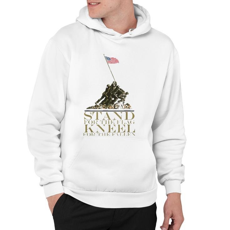 Stand For The Flag Kneel For The Fallen Patriotic Hoodie