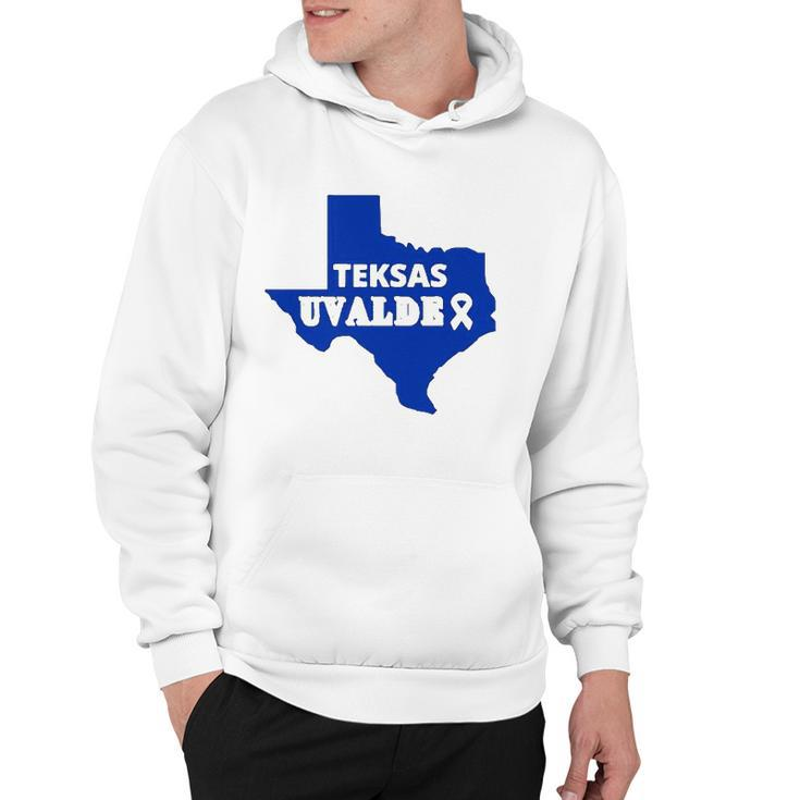 Texas Uvalde Pray For Texas Texas Map Hoodie
