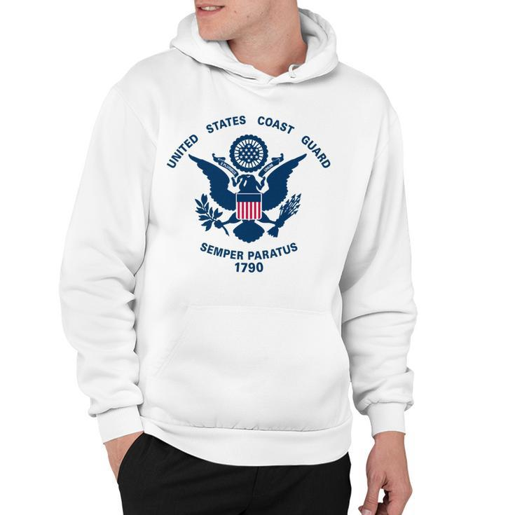 United States Coast Guard Uscg Logo Police Veteran Patriotic   Hoodie