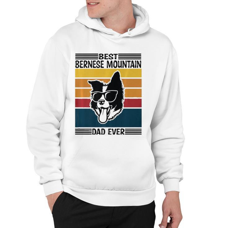 Vintage Fathers Day Apparel Best Bernese Mountain Dad Ever  Hoodie