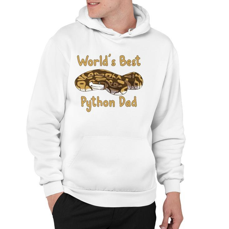 Worlds Best Python Dad Snake Owner Hoodie