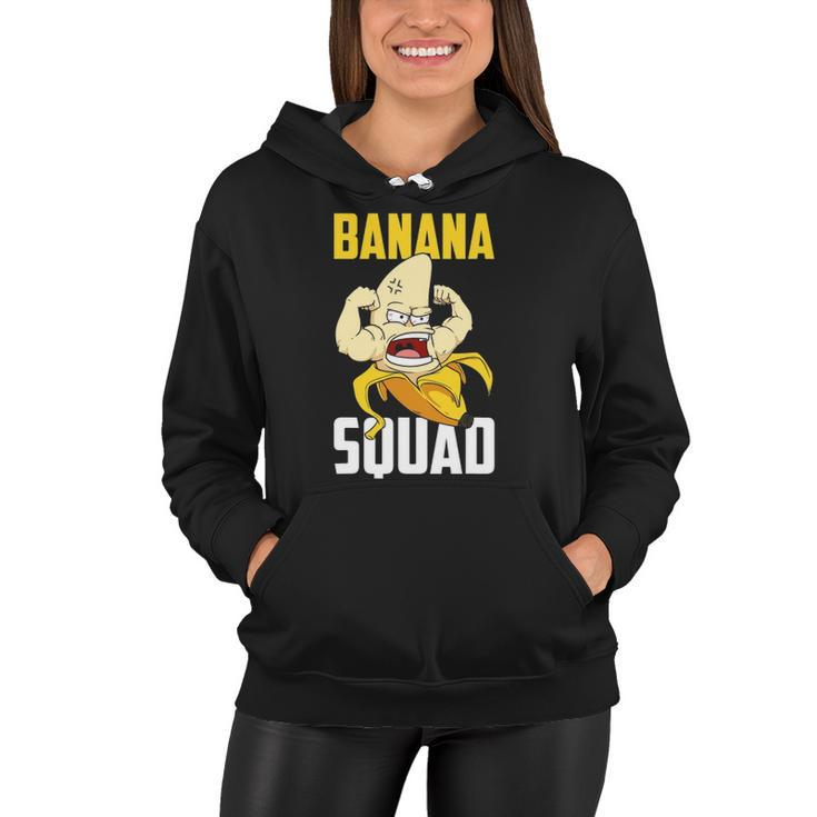 Banana Squad Funny Bananas Fruit Costume Team Women Hoodie