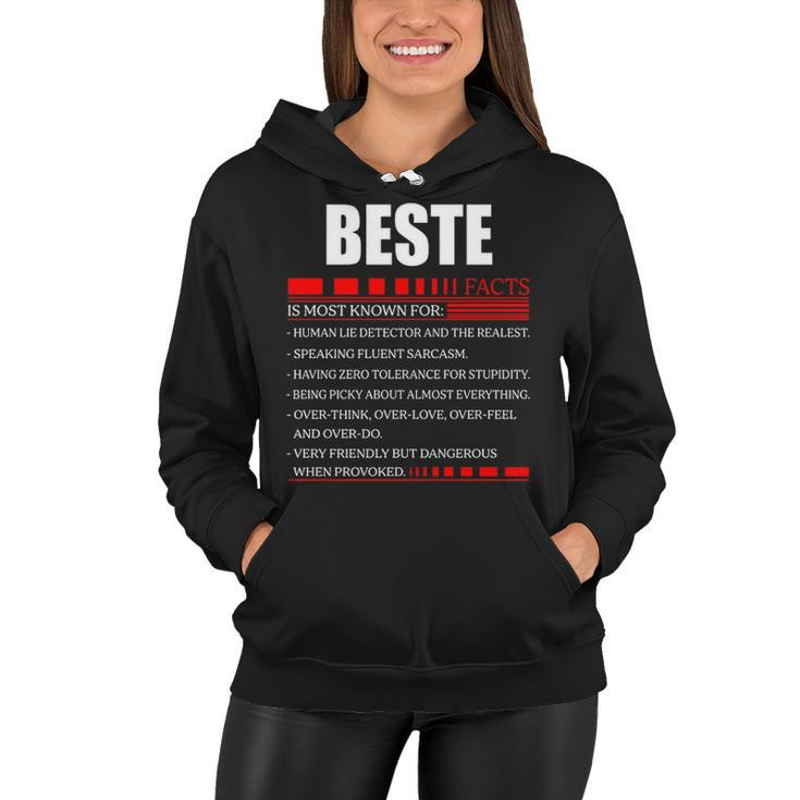 Beste Fact FactShirt Beste Shirt For Beste Fact Women Hoodie