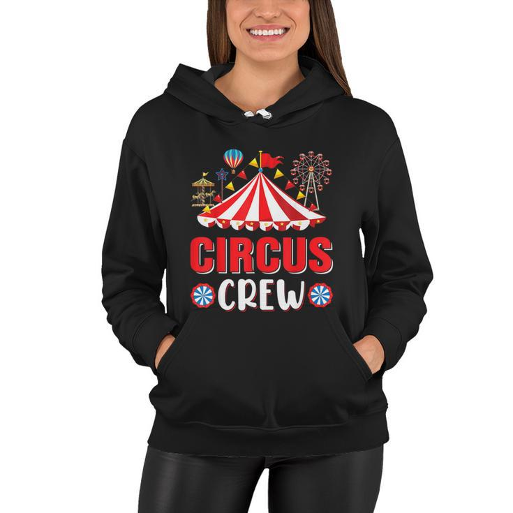 Circus Crew Funny Circus Staff Costume Circus Theme Party  V2 Women Hoodie