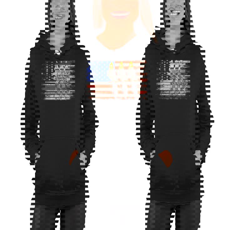 Cockatiel Vintage American Usa Flag Men Women - Cockatiel Women Hoodie