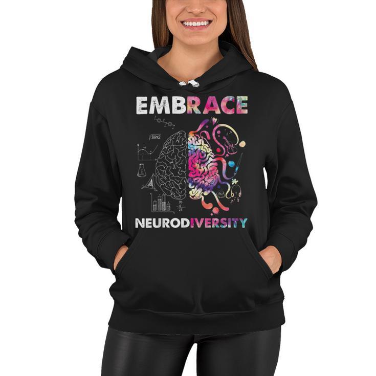 Embrace Neurodiversity Funny V4 Women Hoodie