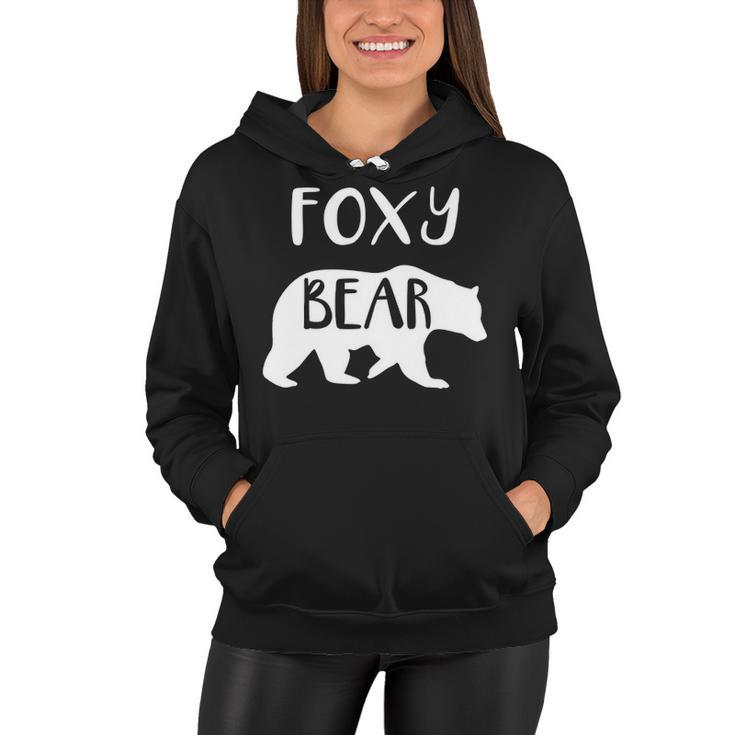 Foxy Grandma Gift   Foxy Bear Women Hoodie