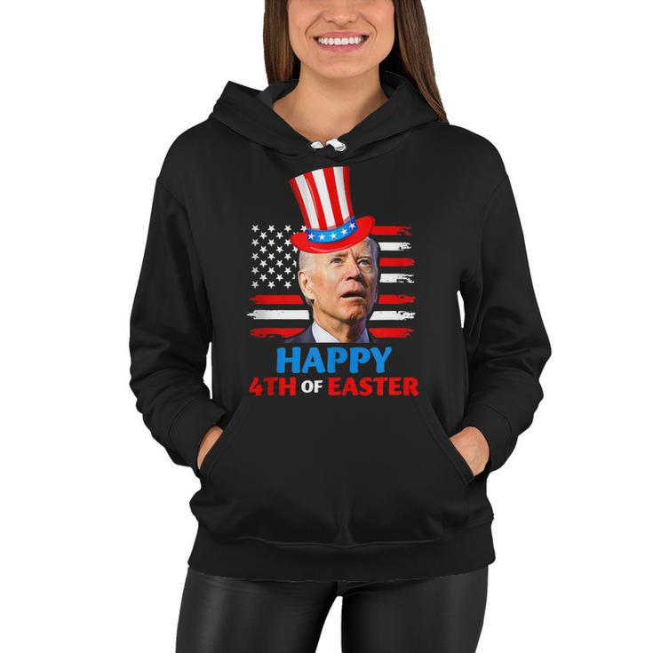 Funny Joe Biden Happy 4Th Of Easter Confused 4Th Of July  Women Hoodie
