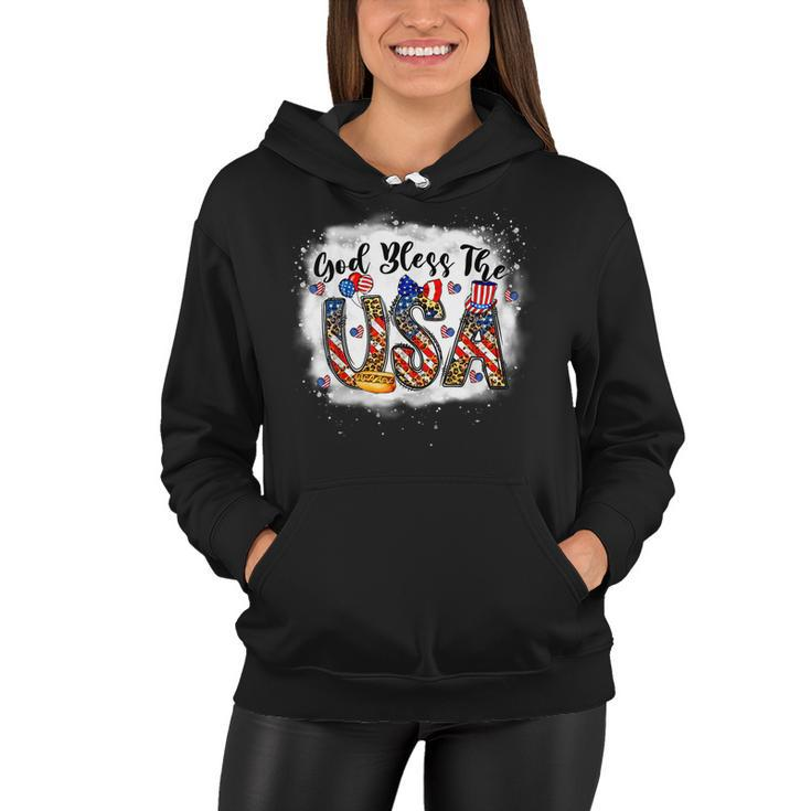 God Bless The Usa - Christian 4Th Of July  Women Hoodie
