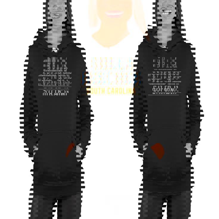 Gulla Geechee Culture South Carolina African Kente Pattern Women Hoodie