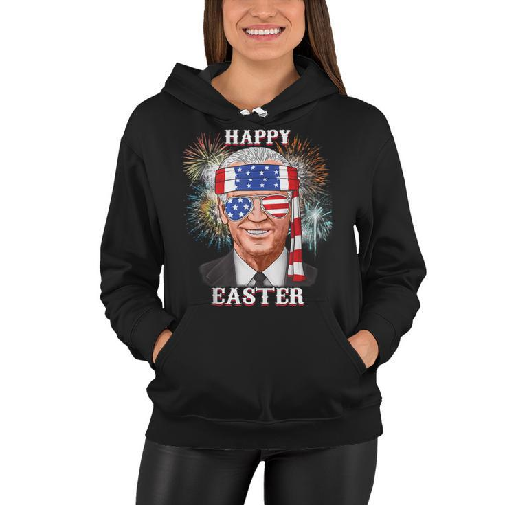 Happy Easter Confused Joe Biden 4Th Of July Funny  Women Hoodie