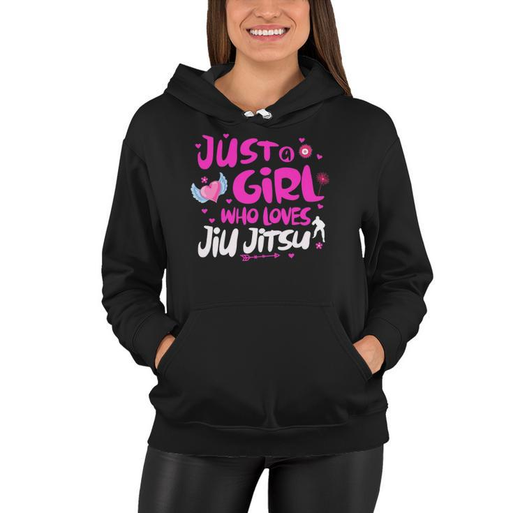 Just A Girl Who Loves Jiu Jitsu Women Hoodie