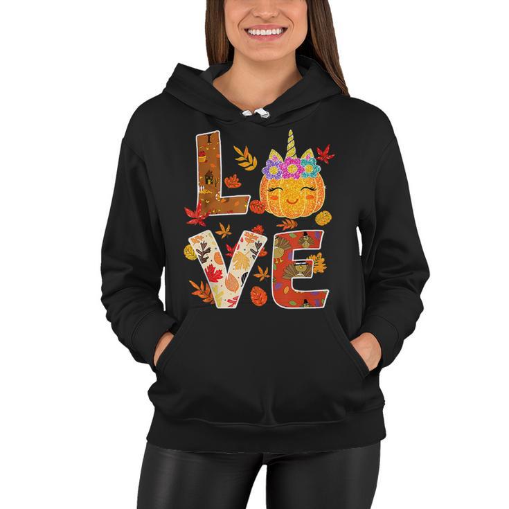 Love Unicorn Turkey Thanksgiving Happy 15 Shirt Women Hoodie