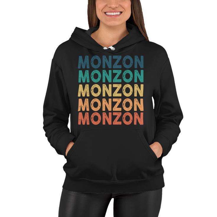 Monzon Name Shirt Monzon Family Name Women Hoodie