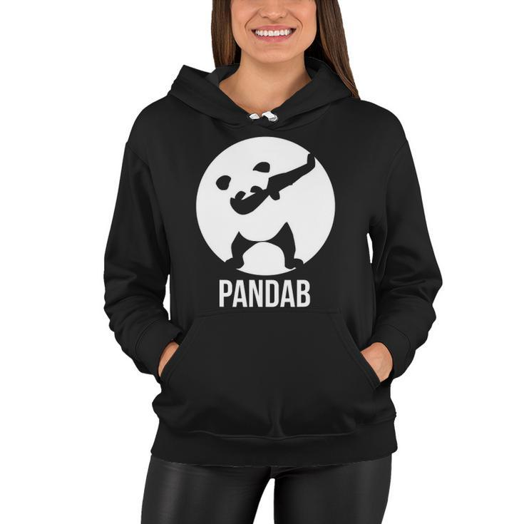 Pandab Funny Dabbing Panda Design Gift Women Hoodie