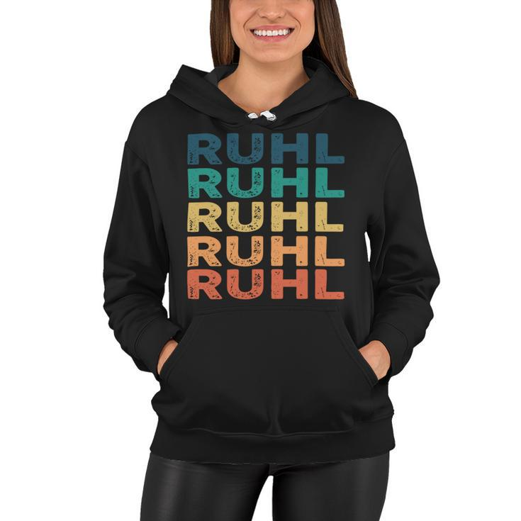Ruhl Name Shirt Ruhl Family Name V2 Women Hoodie