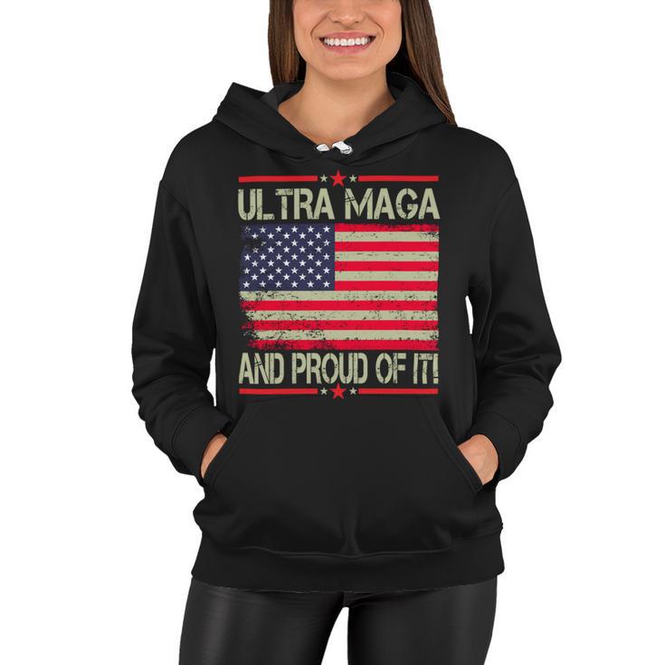 Vintage Ultra Maga And Proud Of It V2 Women Hoodie