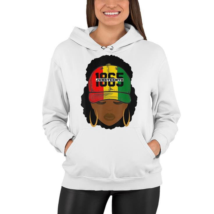 1865 Junenth Hat Womens Independence Day Freedom Day  Women Hoodie