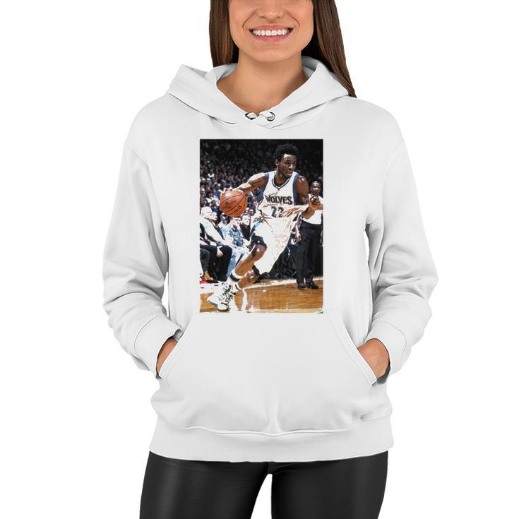 Andrew Wiggins Wolves 22 Cahier À Spirale Basketball Lovers Gift Women Hoodie